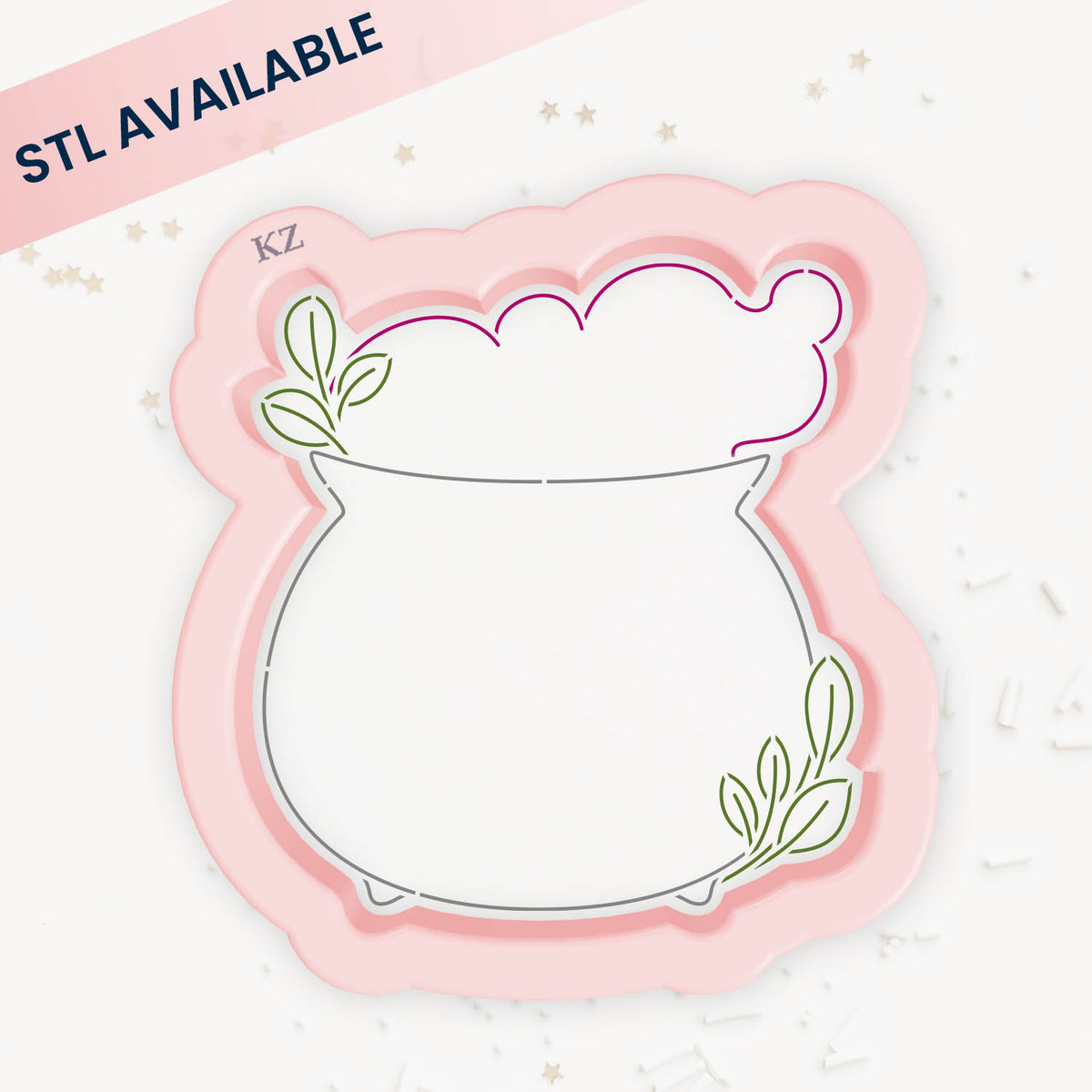 Cookie Cutters Bubbling Cauldron – Cookie Cutter &amp; Stencil Set