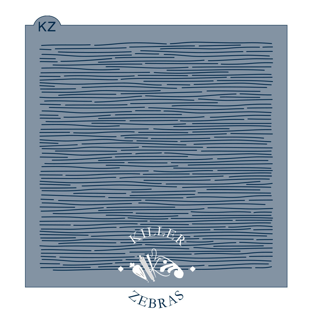 5.5 x 5.5 Stencil Burlap Stencil