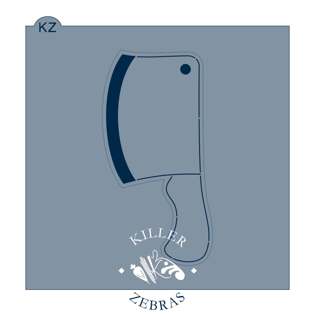 Butcher Knife – Cookie Cutter & Stencil Set