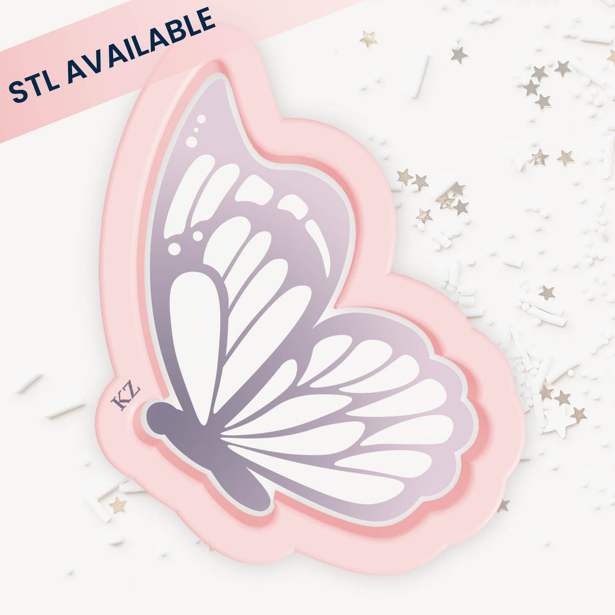 Cookie Cutters Butterfly Profile Cutter/Stencil