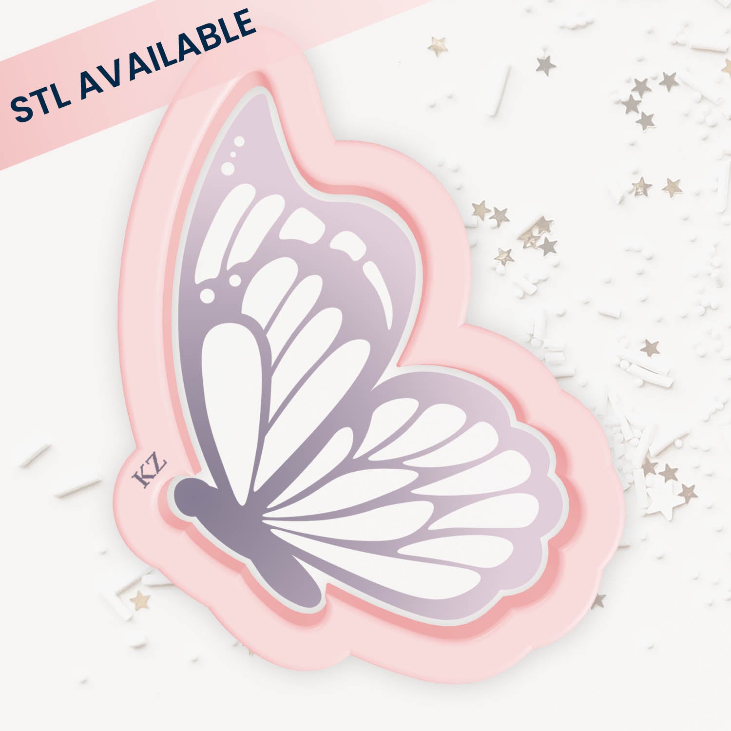 Cookie Cutters Butterfly Profile Cutter/Stencil