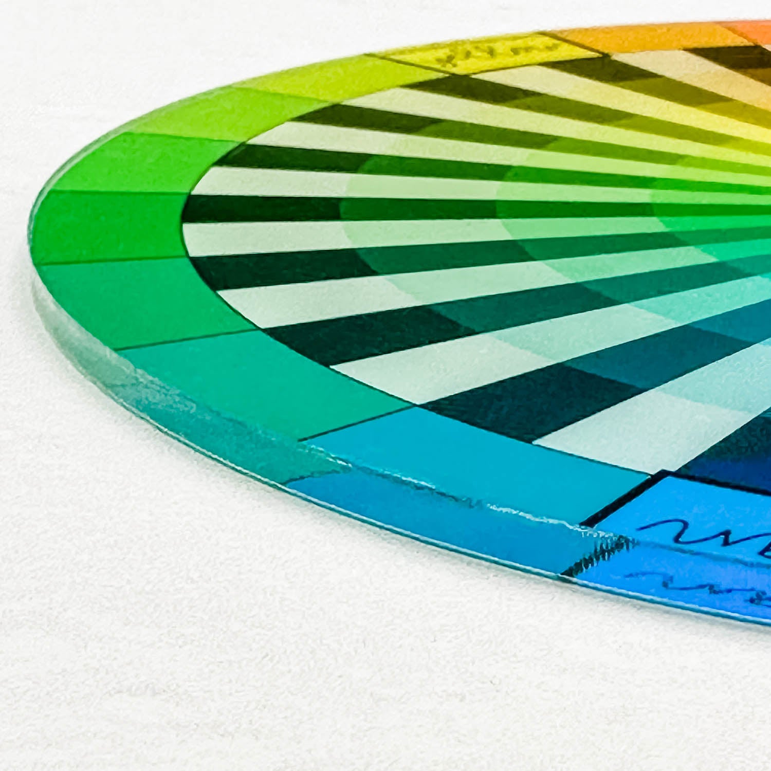 CMY Acrylic Color Wheel