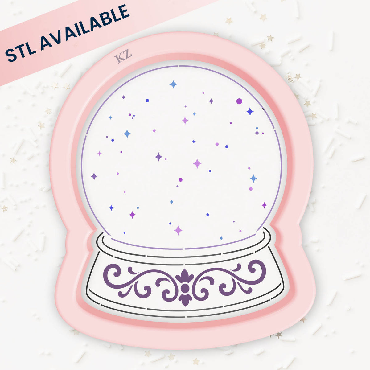 Cookie Cutters CSLA Crystal Ball – Cookie Cutter &amp; Stencil Set