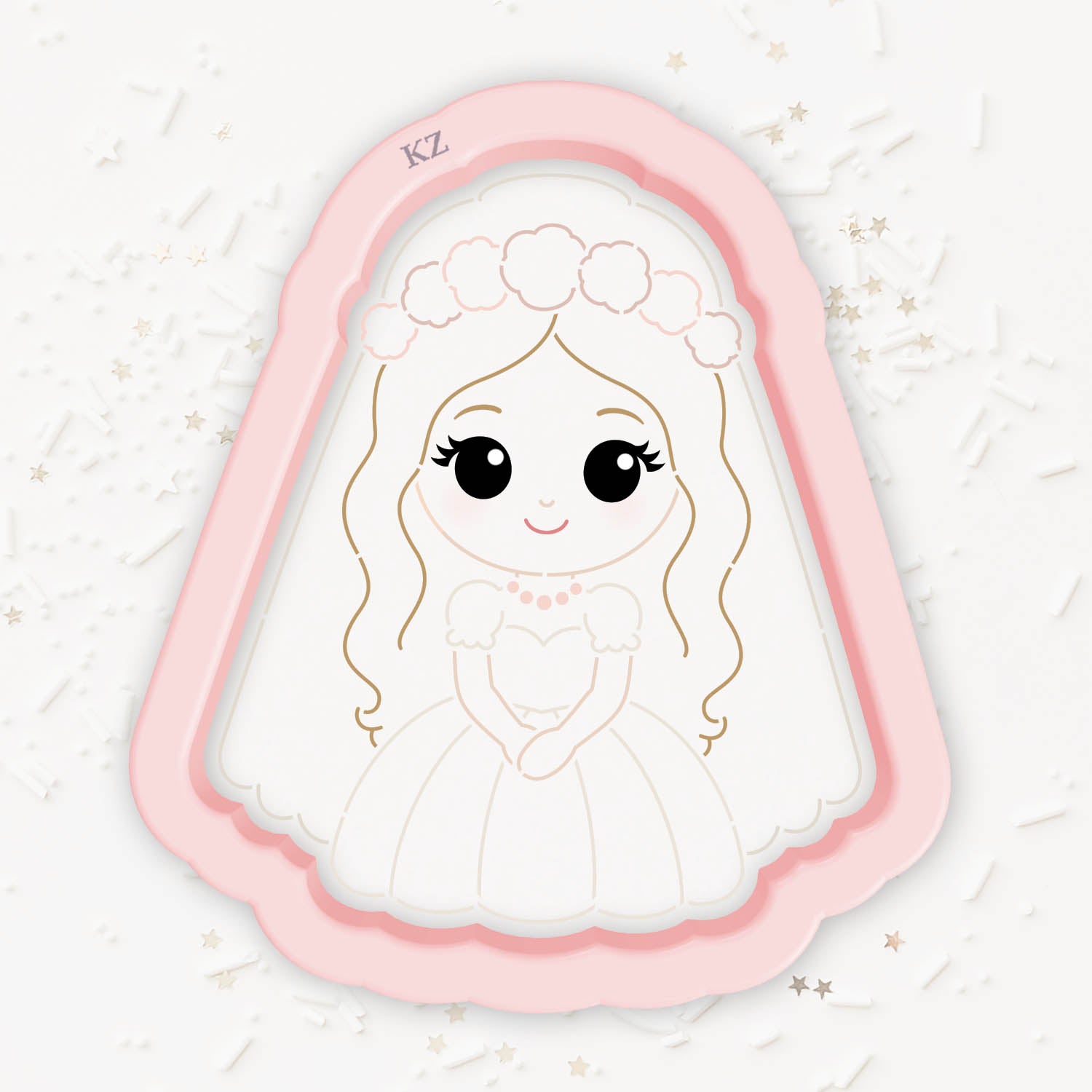 CSLA Haunted Bride – Cookie Cutter & Stencil Set