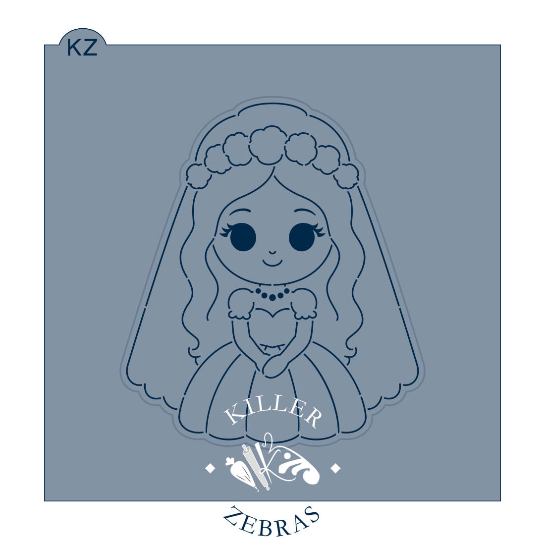 CSLA Haunted Bride – Cookie Cutter & Stencil Set