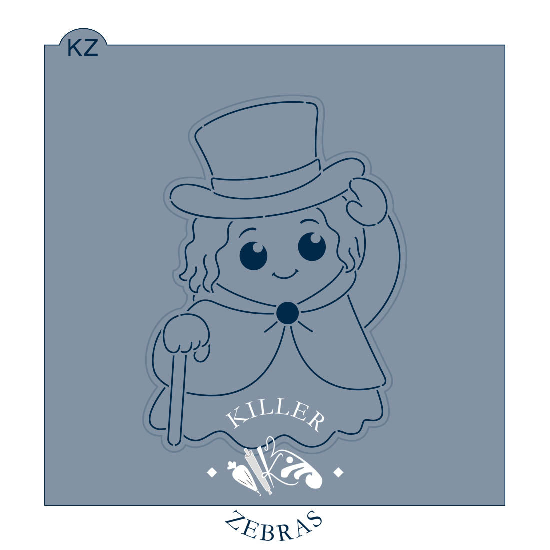 Cookie Cutters CSLA Hitchhiking Ghost – Cookie Cutter & Stencil Set