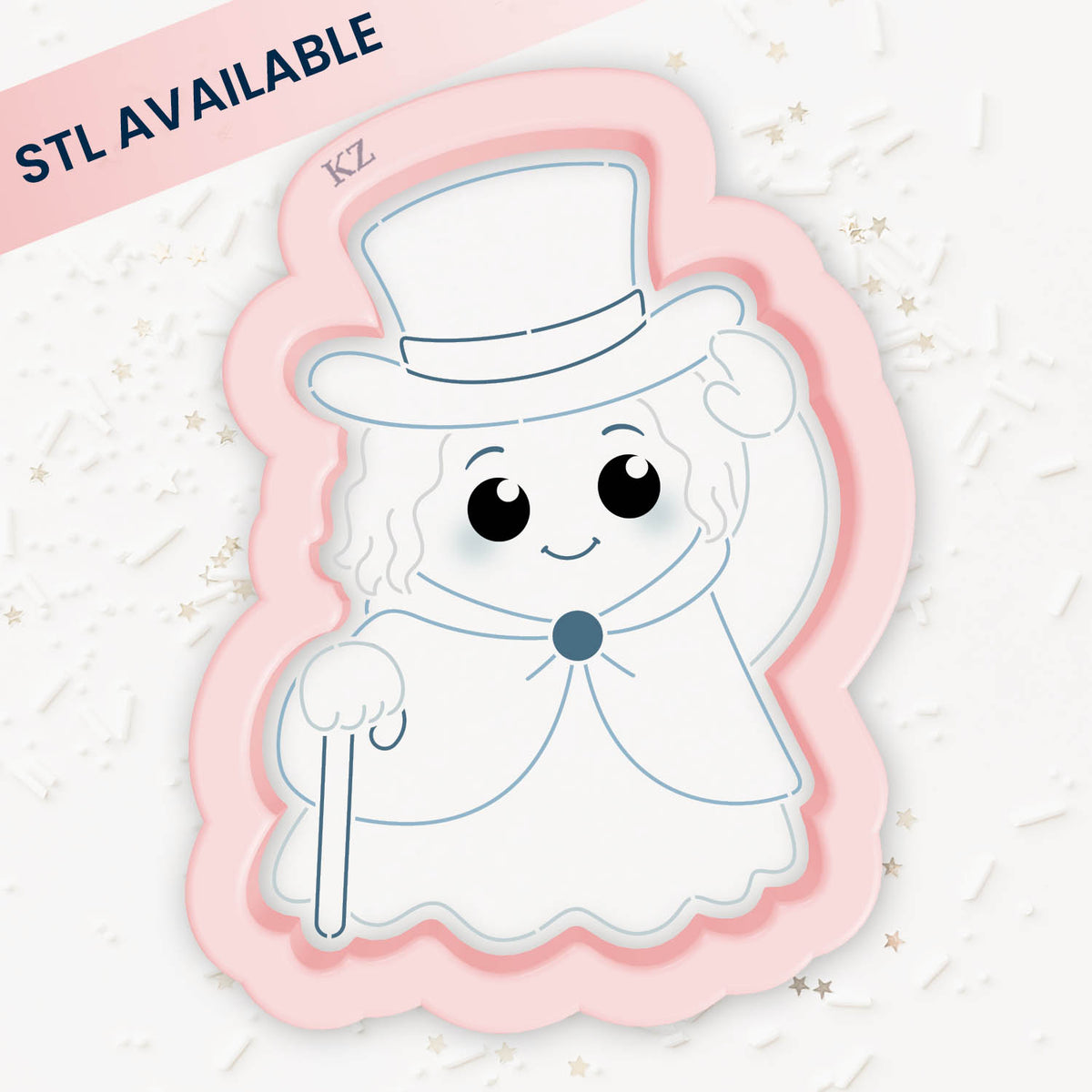 Cookie Cutters CSLA Hitchhiking Ghost – Cookie Cutter &amp; Stencil Set