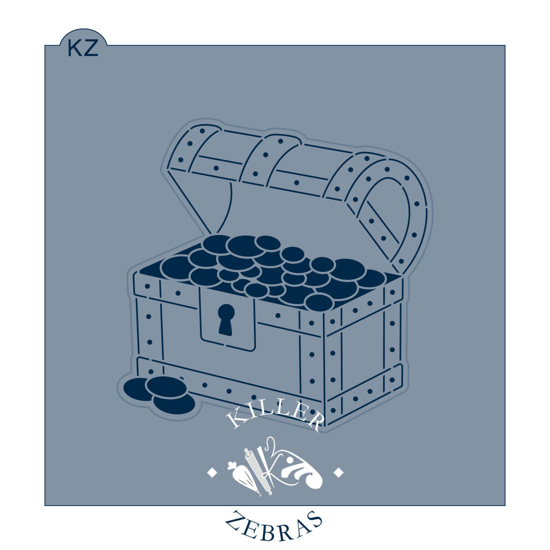 Cookie Cutters CSLA Treasure Chest – Cookie Cutter & Stencil Set