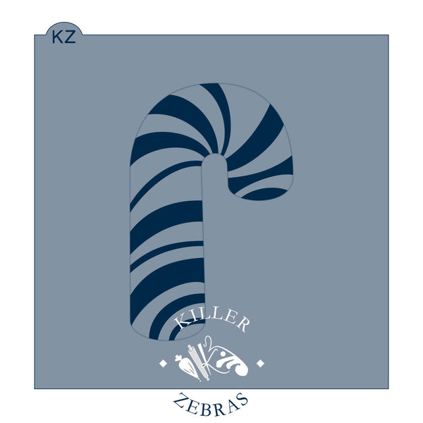 Candy Cane Cutter/Stencil | Killer Zebras