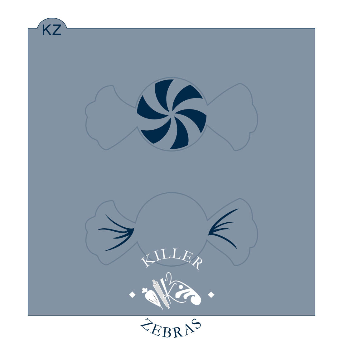 Cookie Cutters Candy – Cookie Cutter &amp; Stencil Set