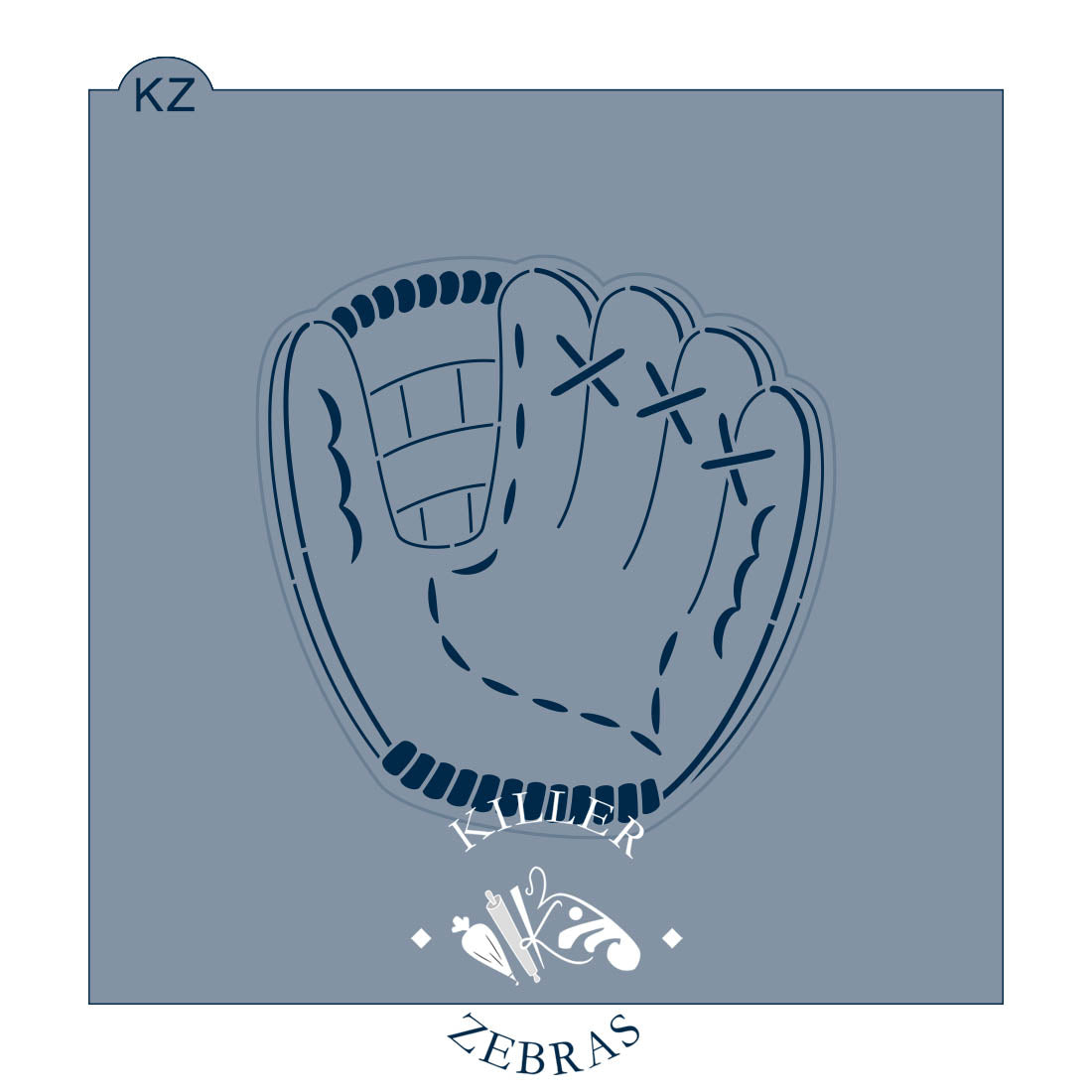 Cookie Cutters Catcher's Mitt – Cookie Cutter &amp; Stencil Set