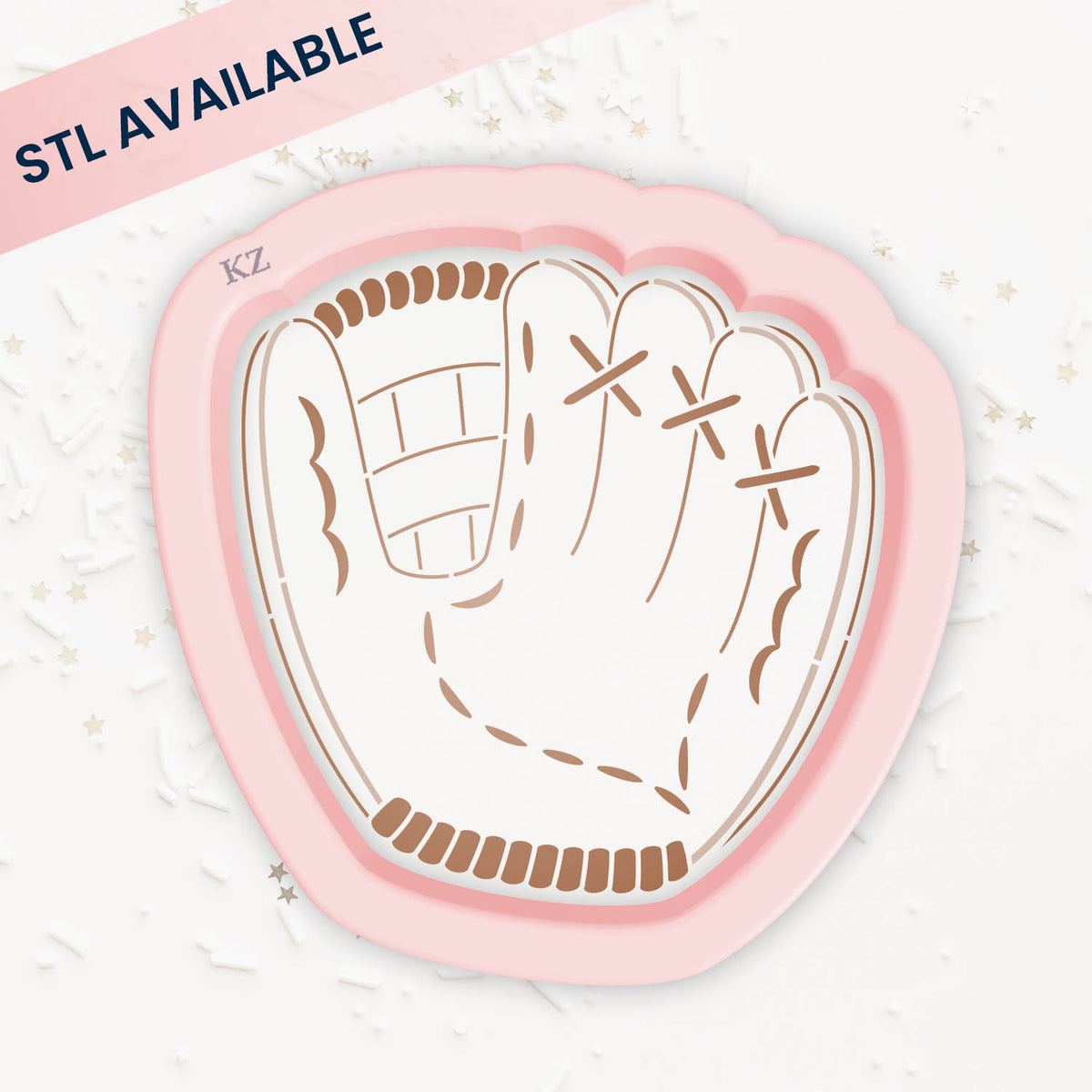 Cookie Cutters Catcher's Mitt – Cookie Cutter &amp; Stencil Set