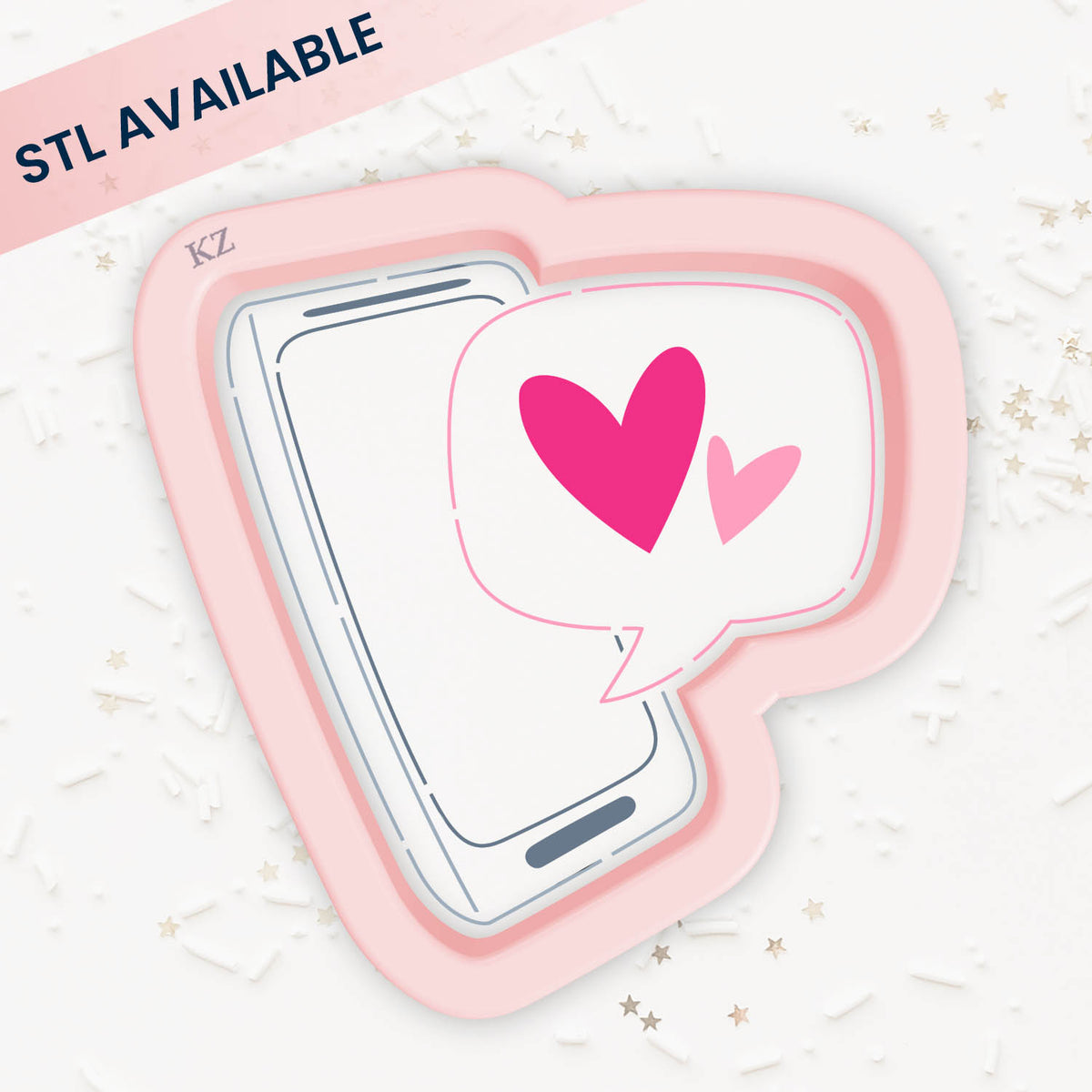 Cookie Cutters Cellphone Message Cutter/Stencil