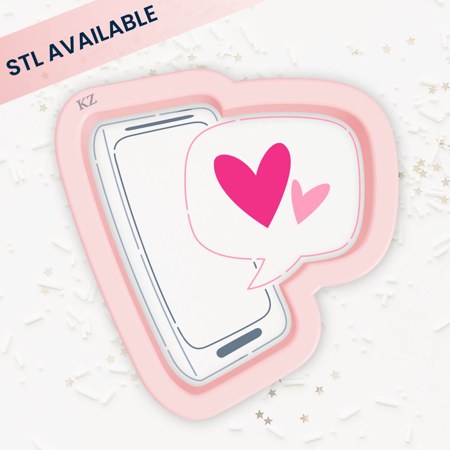 Cookie Cutters Cellphone Message Cutter/Stencil