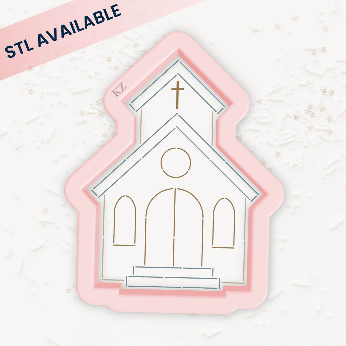 Cookie Cutters Chapel – Cookie Cutter &amp; Stencil Set