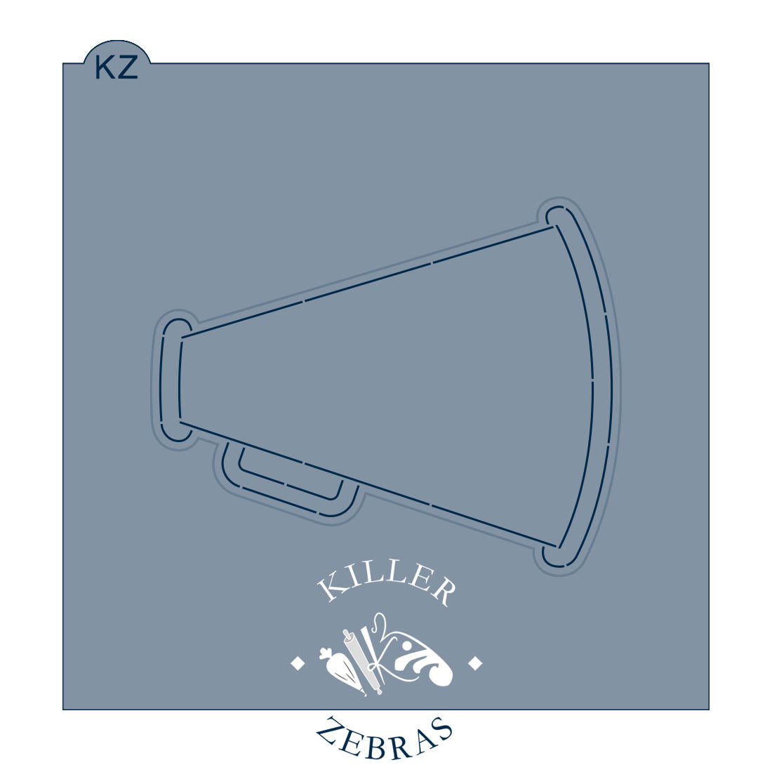 Cookie Cutters Cheer Megaphone Cutter/Stencil