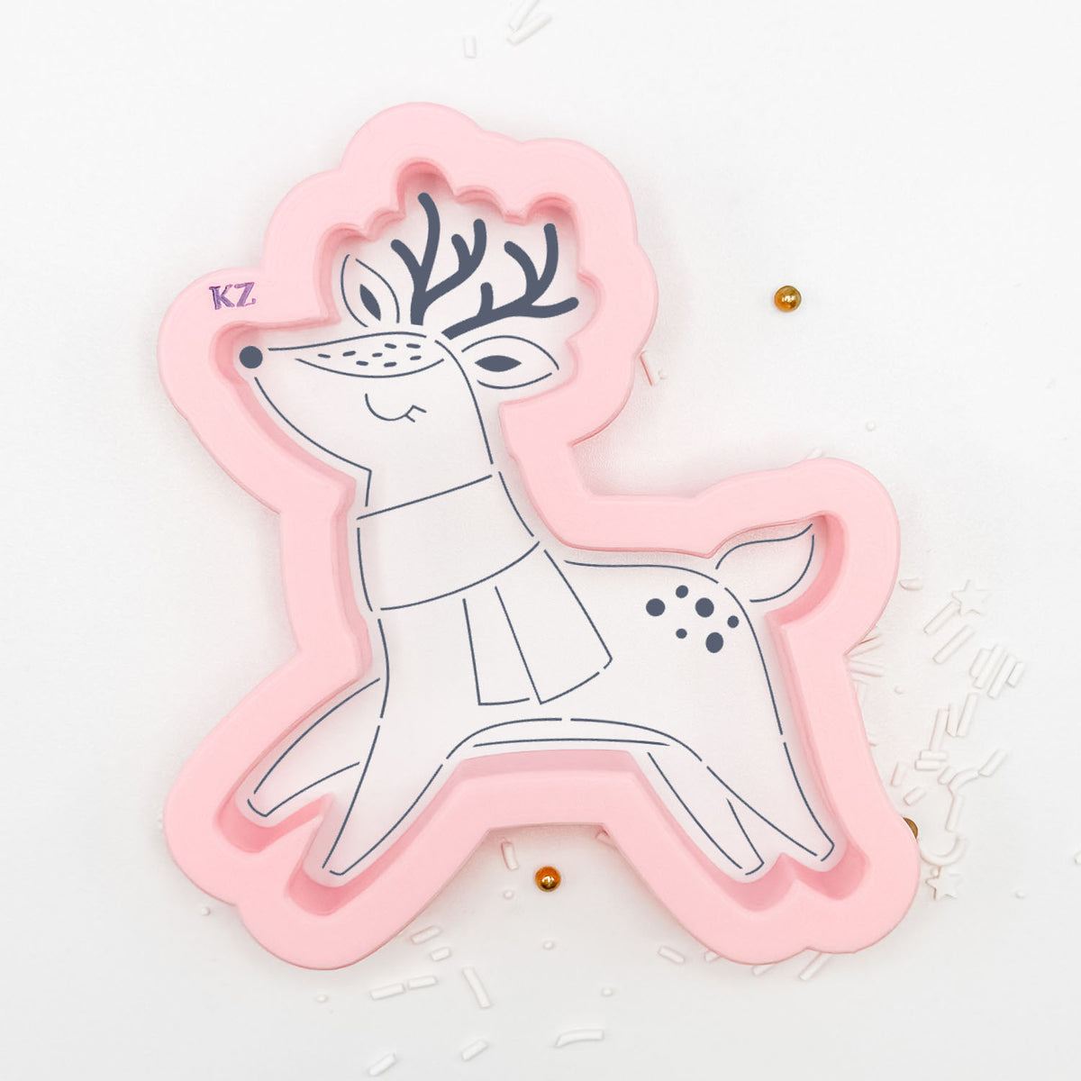 Cookie Cutters Christmas Reindeer (Style 2) Cutter/Stencil
