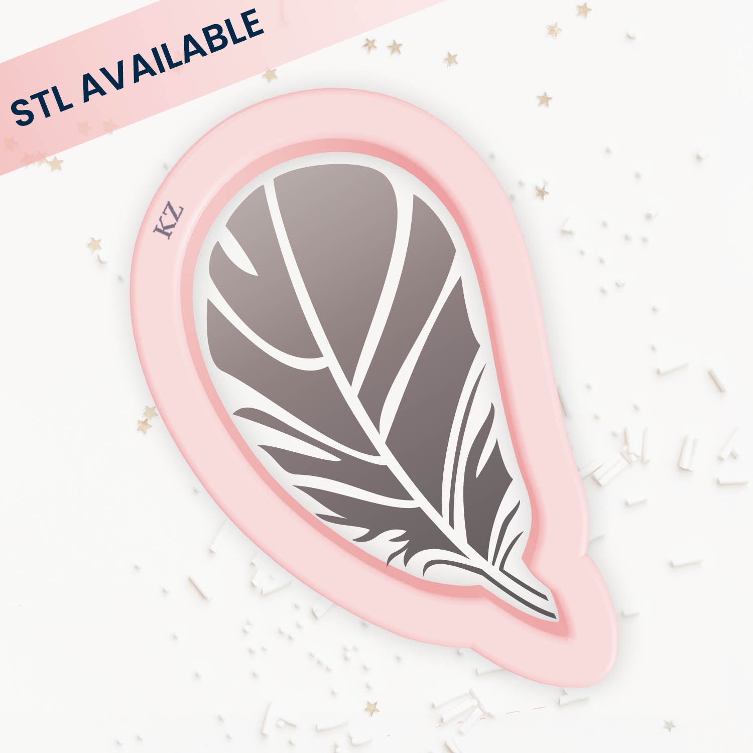 Cookie Cutters Chubby Feather Cutter