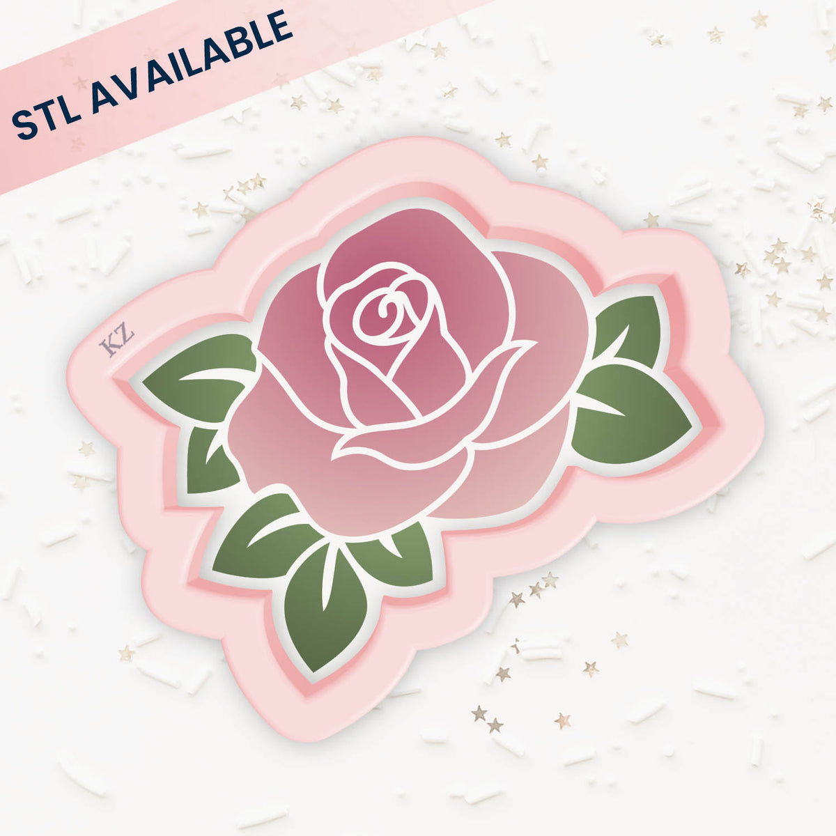 Cookie Cutters Classic Rose Cutter