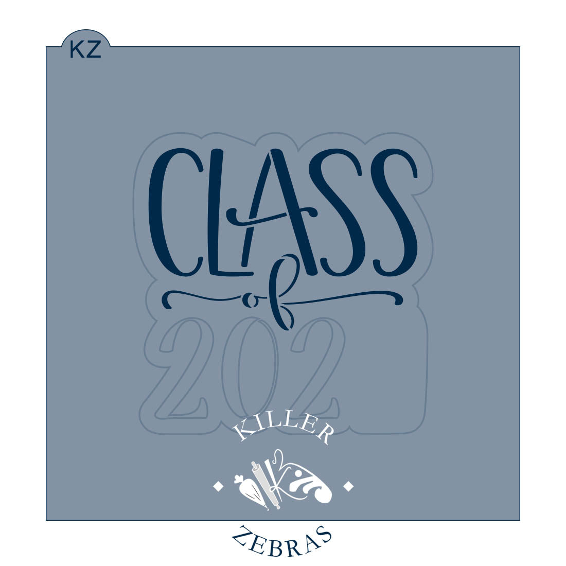 Cookie Cutters Class of... – Cookie Cutter &amp; Stencil Set