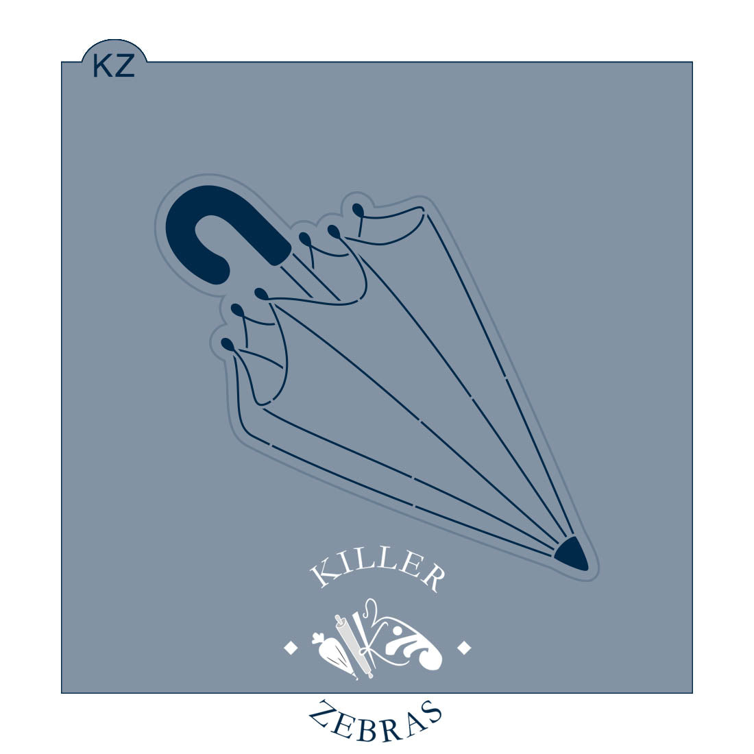 Cookie Cutters Closed Umbrella Cutter/Stencil