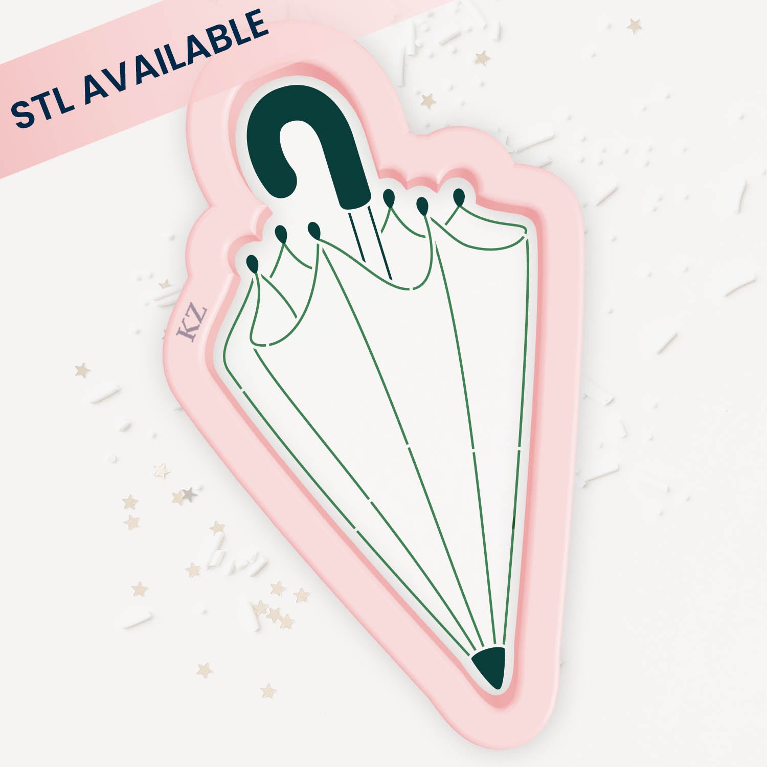 Cookie Cutters Closed Umbrella Cutter/Stencil