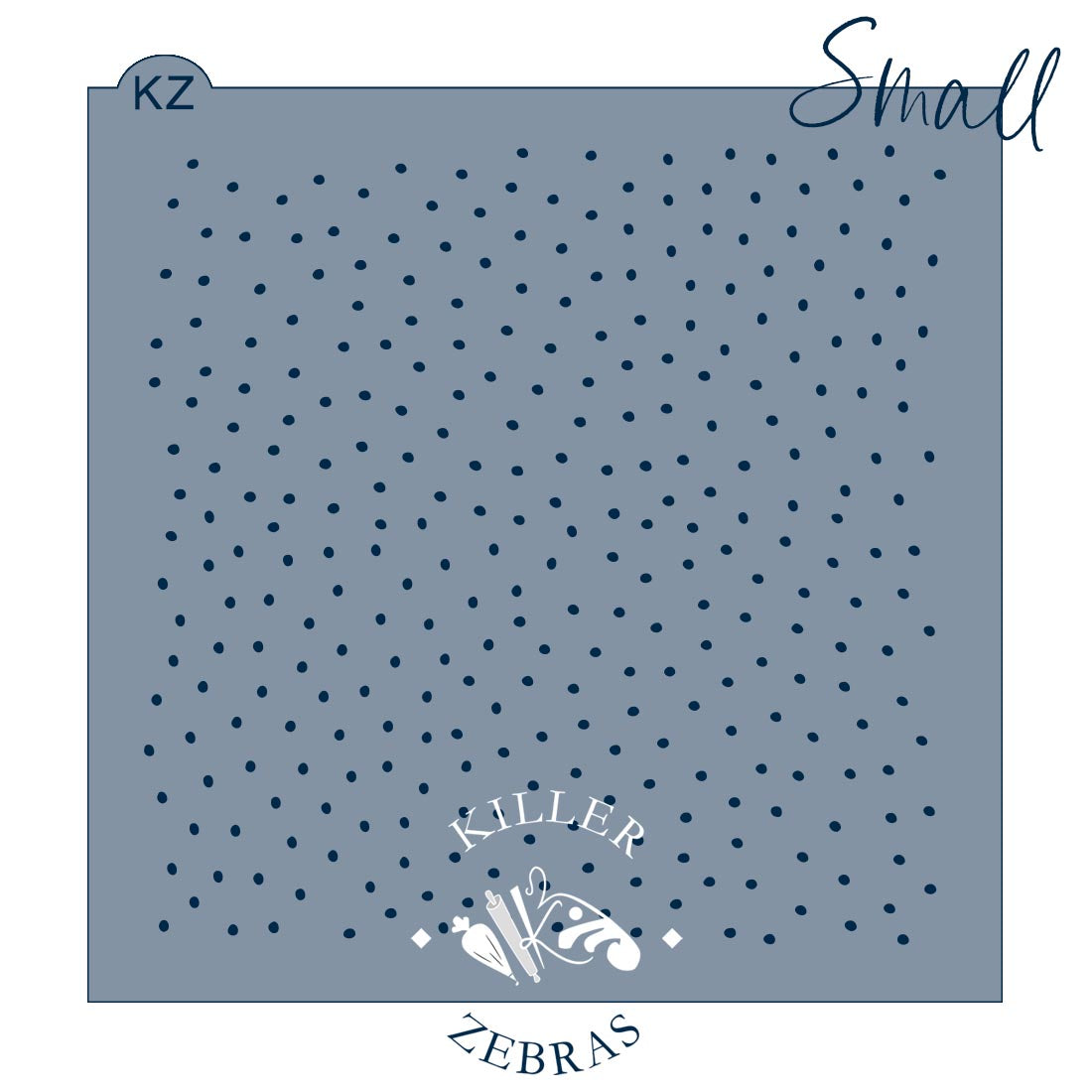 5.5 x 5.5 Stencil Confetti Polka Dots Stencil