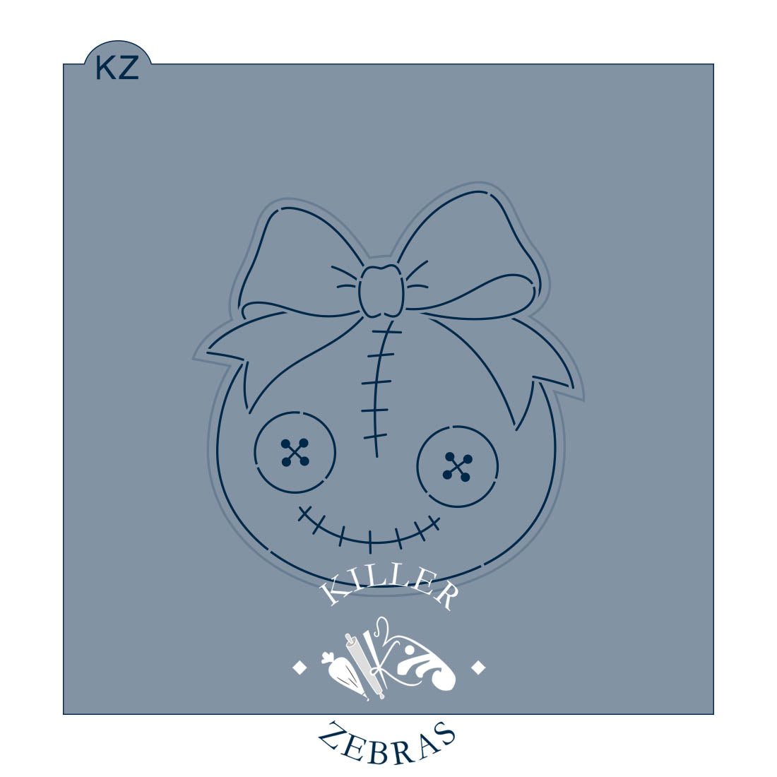 Coquette Voodoo Doll – Cookie Cutter & Stencil Set