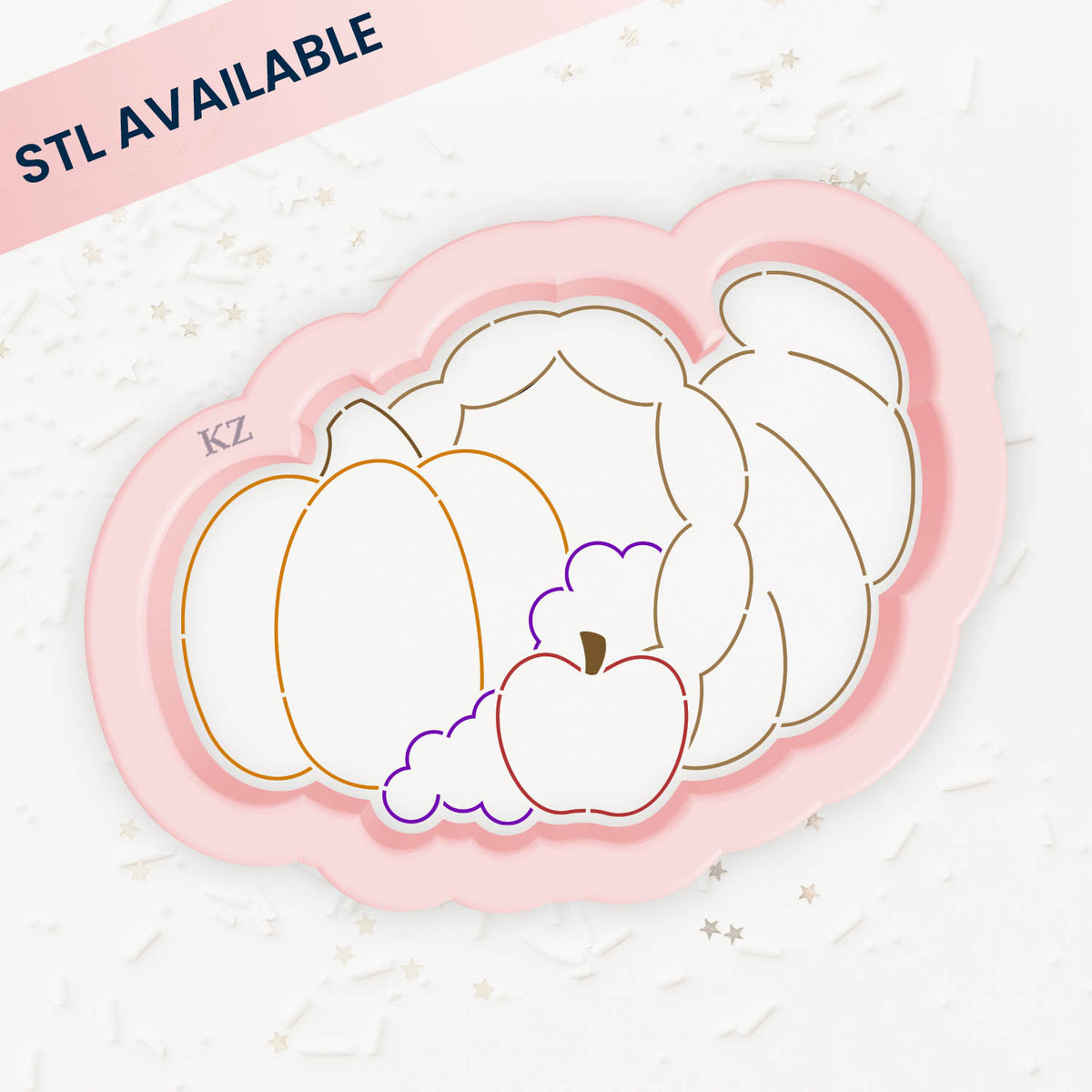 Cookie Cutters Cornucopia Cutter/Stencil