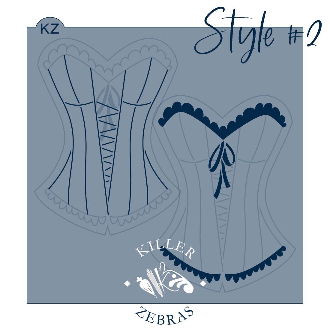 Cookie Cutters Corset – Cookie Cutter & Stencil Set