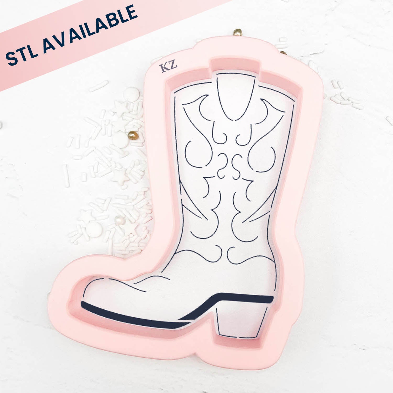 Cookie Cutters Cowboy Boot Cutter/Stencil