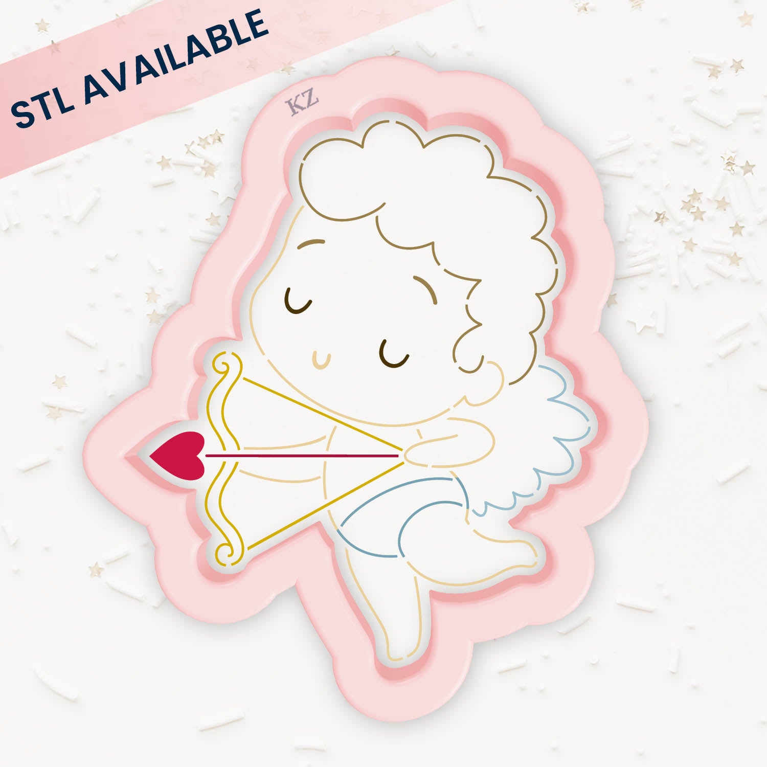 Cookie Cutters Cupid Cutter/Stencil