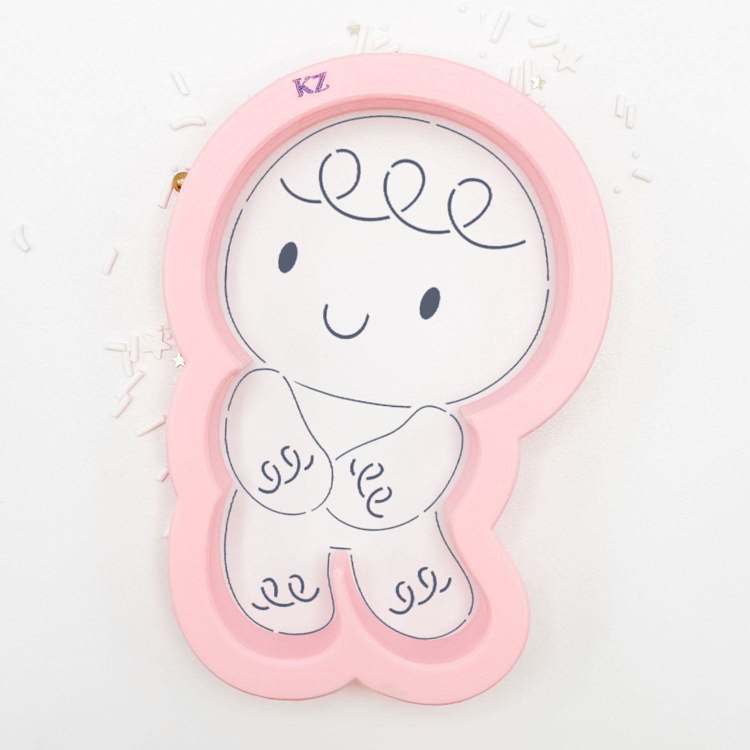 Cookie Cutters Cute Gingerbread Man (Style 3) Cutter/Stencil