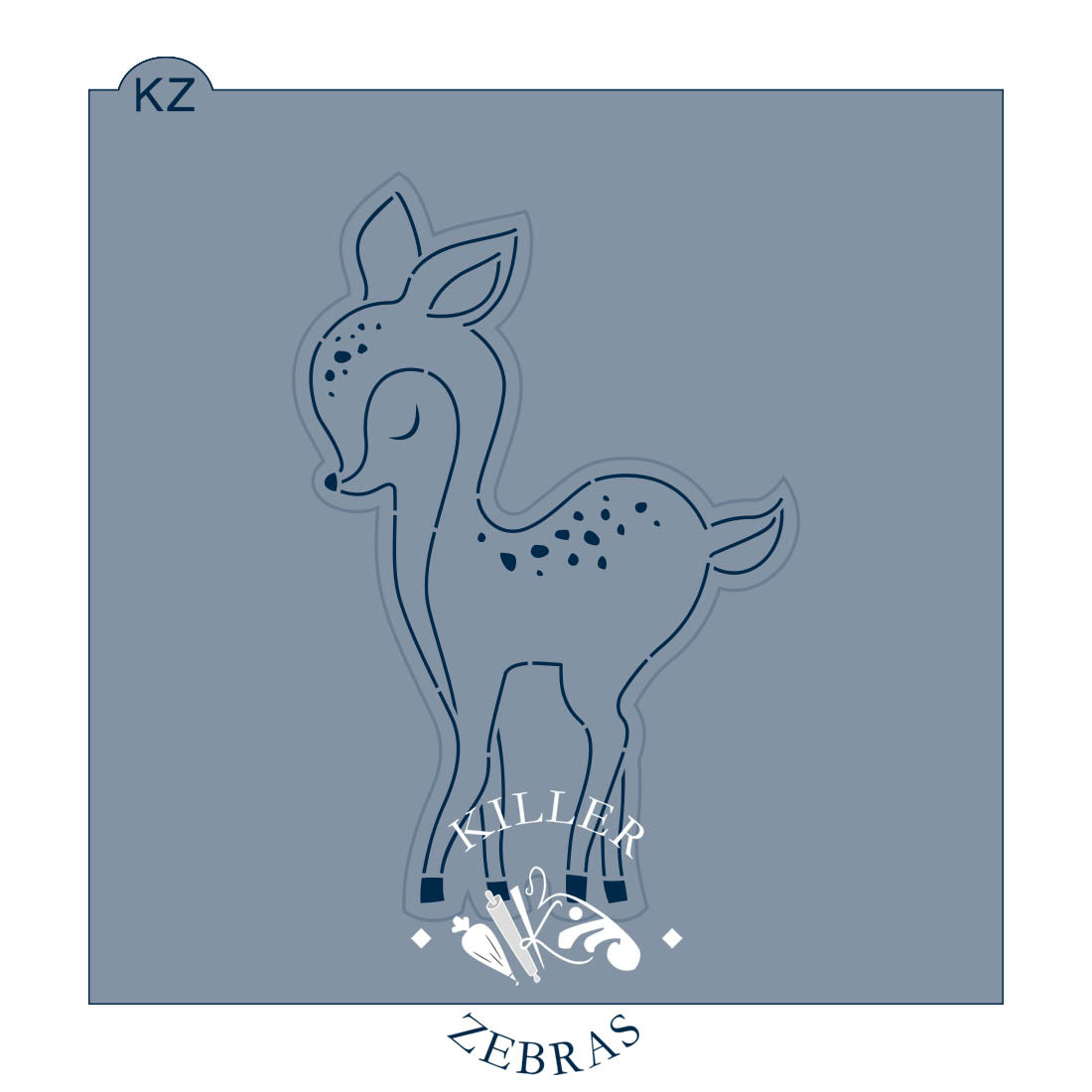 Cookie Cutters Deer – Cookie Cutter &amp; Stencil Set