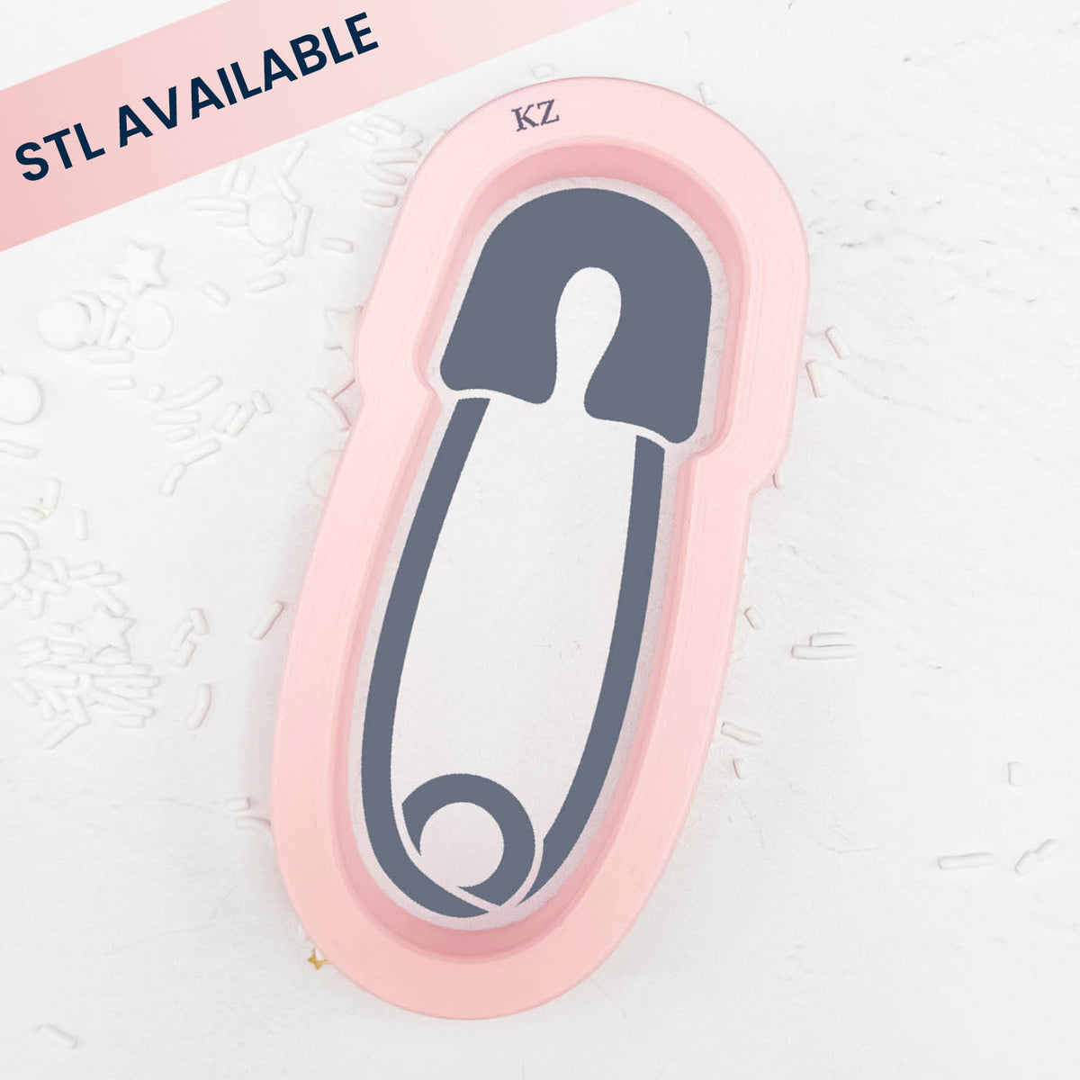 Cookie Cutters Diaper Pin Cutter/Stencil