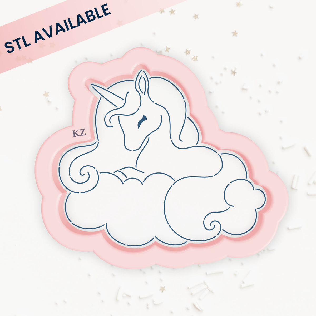 Cookie Cutters Dreamy Unicorn Cutter/Stencil