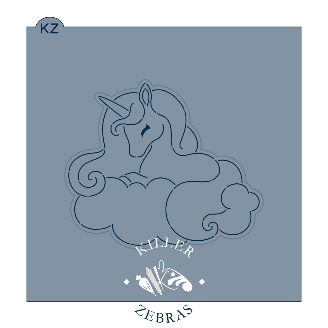 Cookie Cutters Dreamy Unicorn Cutter/Stencil