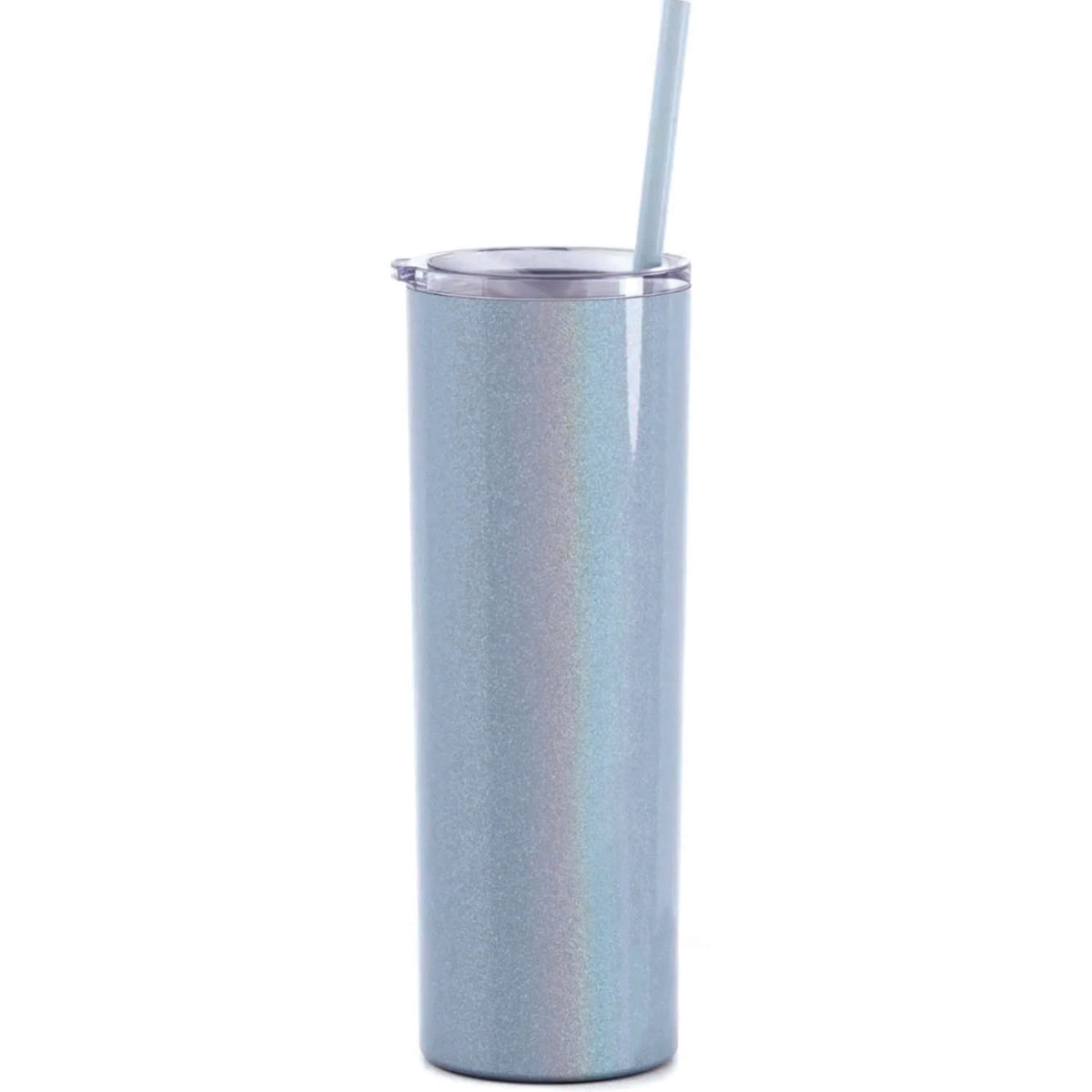 Tumbler Dusty Blue Glitter Stainless Steel 20 oz. Tumbler