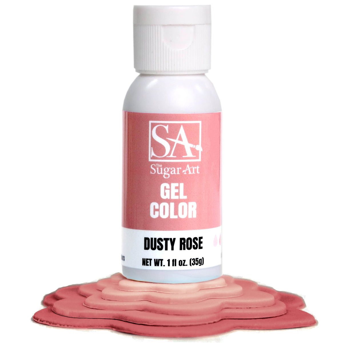 Gel Color Dusty Rose Sugar Art Gel Color