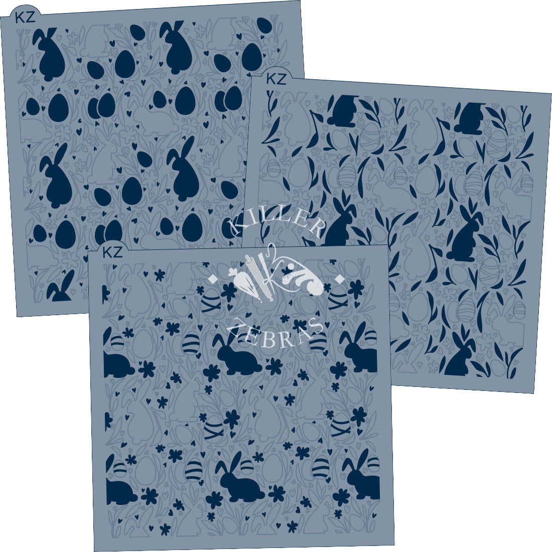 5.5 x 5.5 Stencil Dye Hard – Layered Cookie Stencil