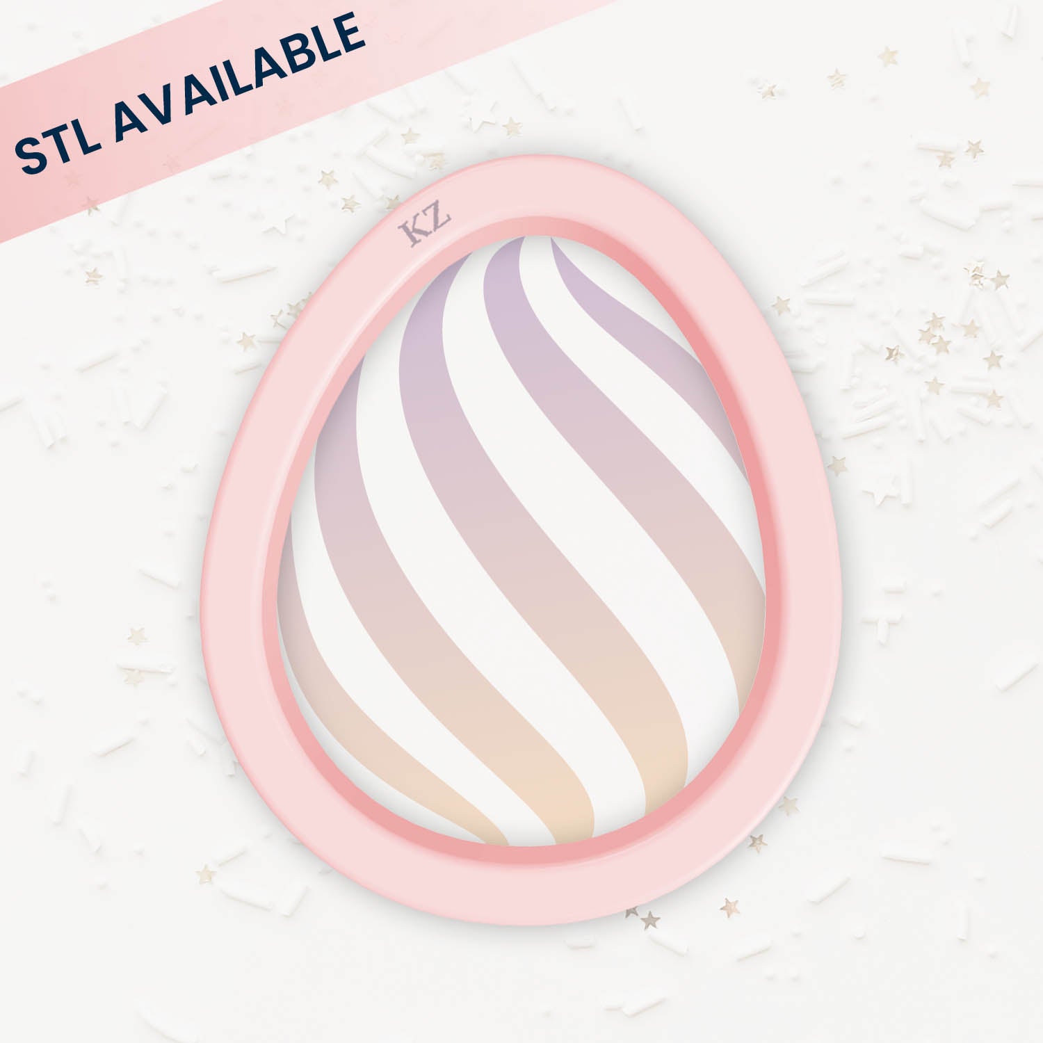 Cookie Cutters Easter Egg – Cookie Cutter & Stencil Set