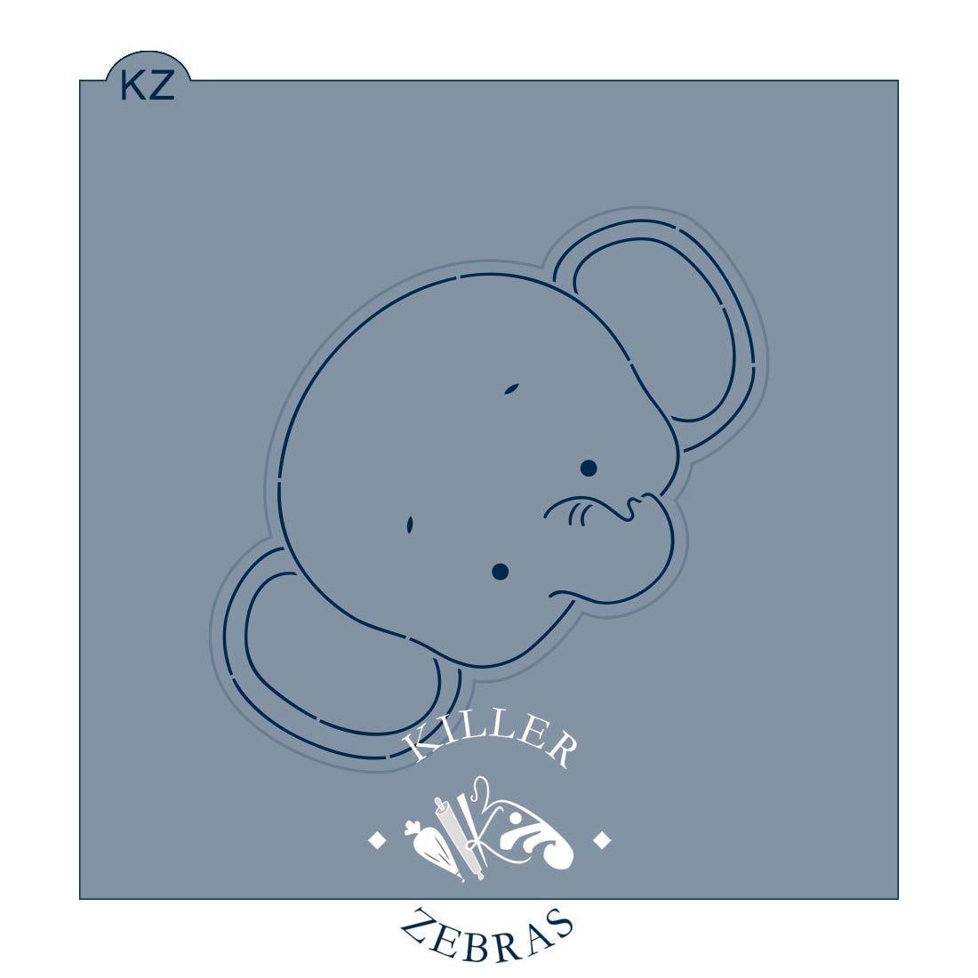 Cookie Cutters Elephant – Cookie Cutter & Stencil Set