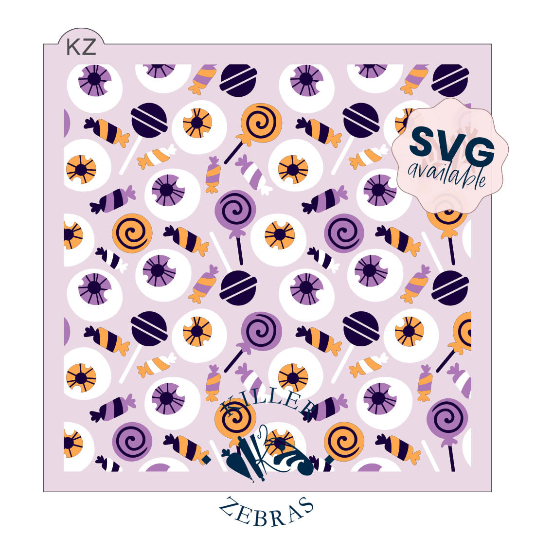 5.5 x 5.5 Stencil Eye Candy – Layered Cookie Stencil