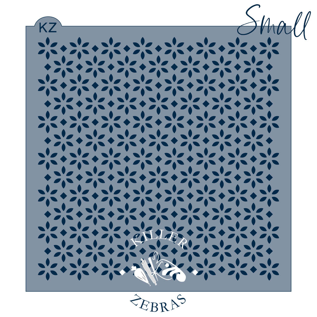 5.5 x 5.5 Stencil Eyelet Lace – Cookie Stencil