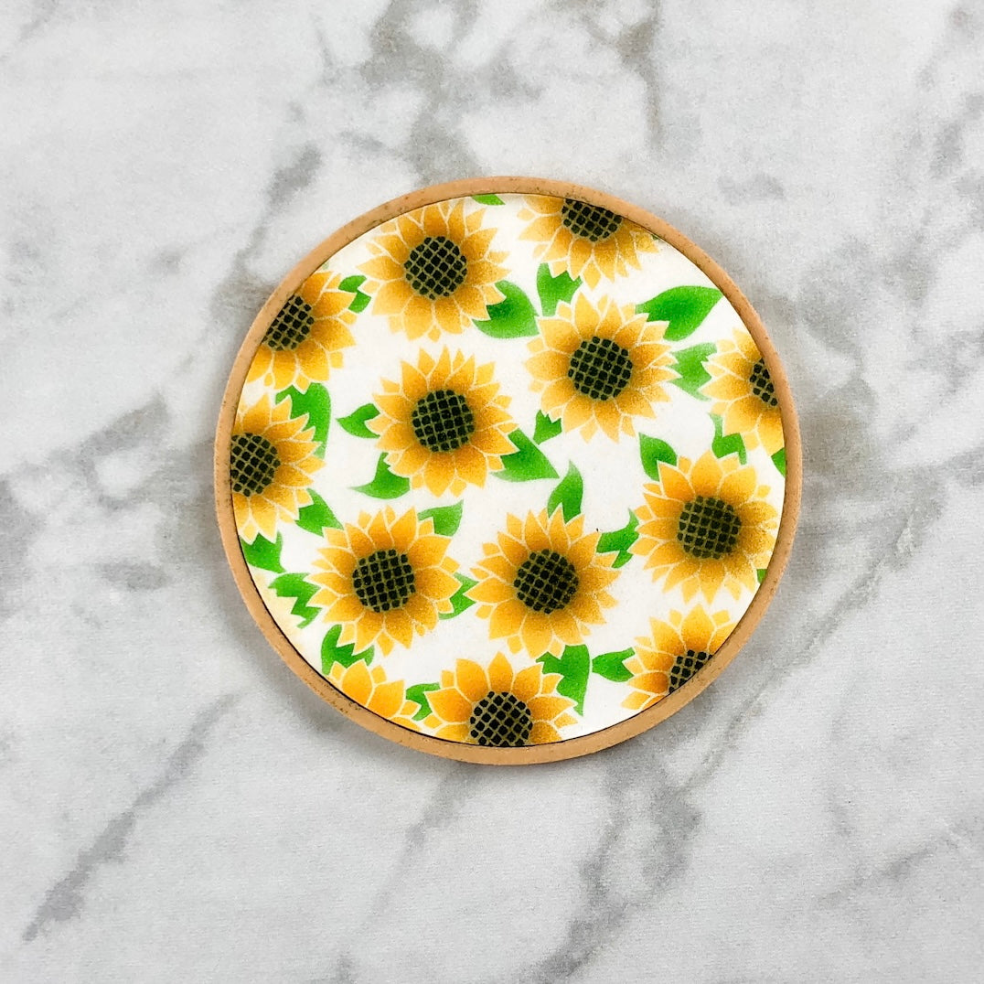 5.5 x 5.5 Stencil Sunflowers 3 Part Stencil