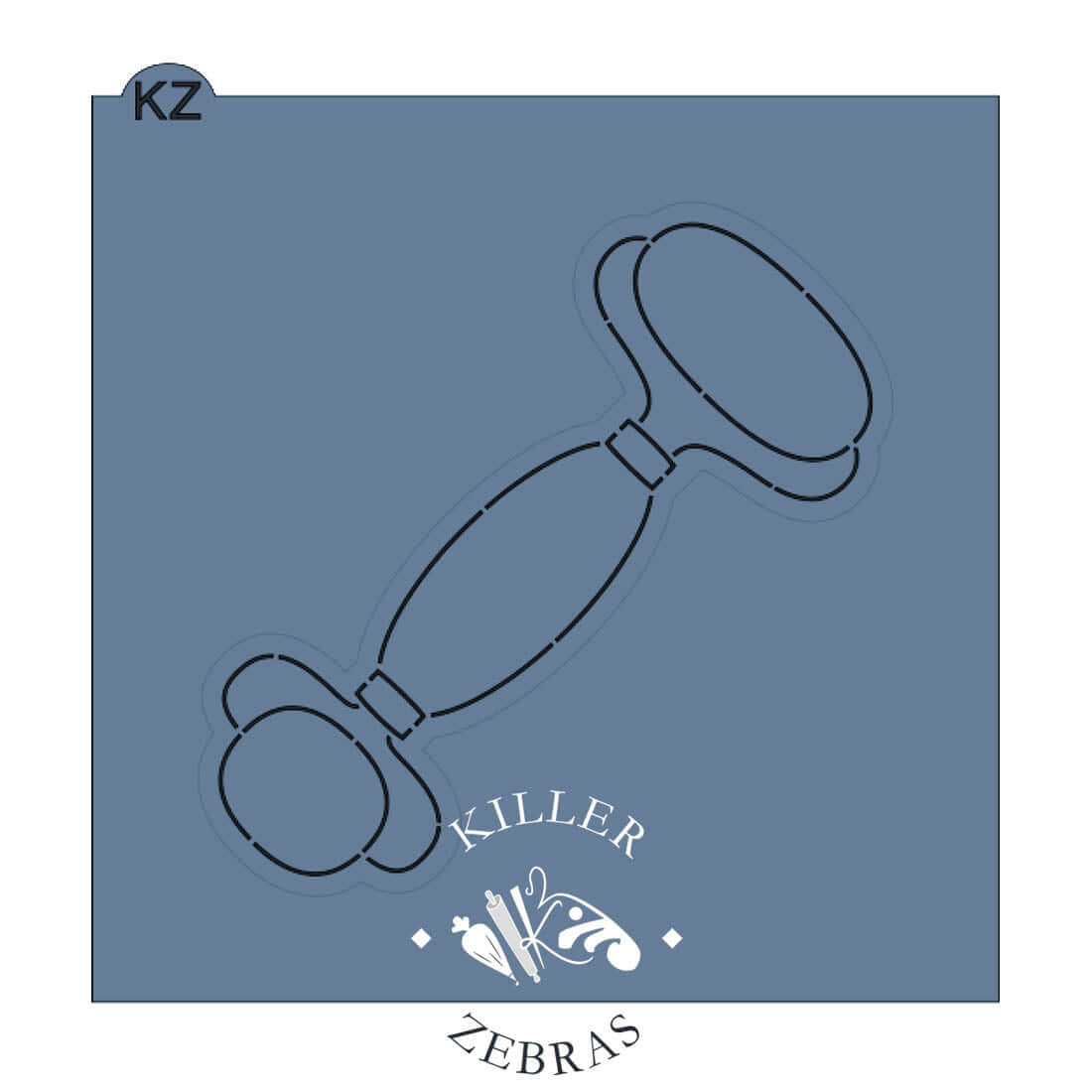 Cookie Cutters Stone Face Roller Cutter/Stencil