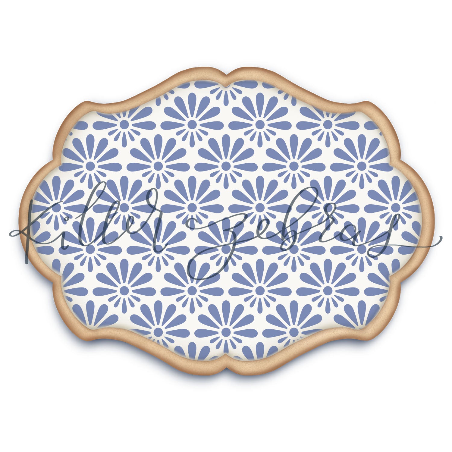 5.5 x 5.5 Stencil Fairy Fans Stencil