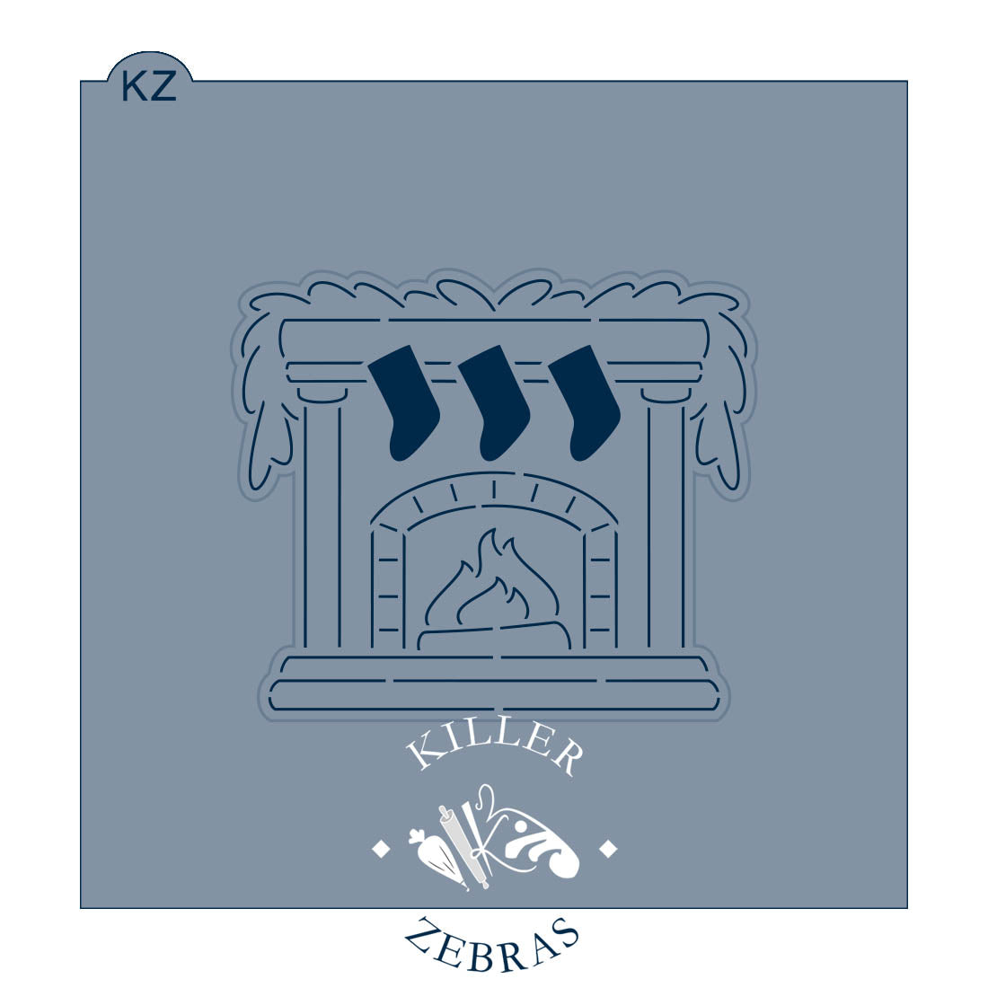 Cookie Cutters Fireplace Cutter/Stencil