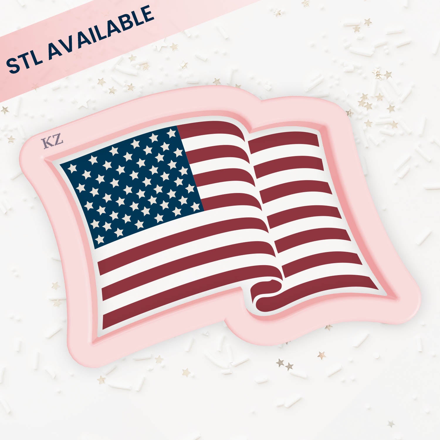 Cookie Cutters Flag Cutter/Stencil Cutter American Flag