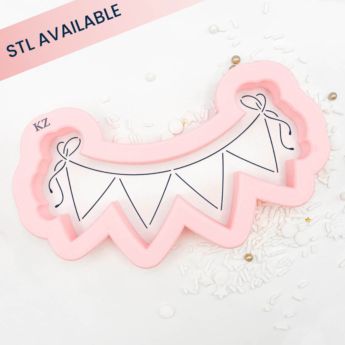 Cookie Cutters Flag Banner Cutter/Stencil